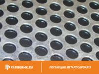 Лист перфорированный оцинкованный 1х1000х2000 мм Rv 3,5-5,25