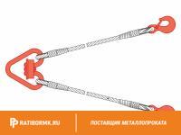 Строп канатный 2СК 2,5т D=15мм L=7м ГОСТ 25573-82