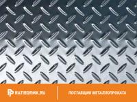 Лист рифленый оцинкованный 8х1500х6000 мм чечевица ГОСТ 8568-77