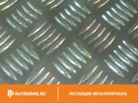 Лист рифленый оцинкованный 5х1500х6000 мм чечевица ГОСТ 8568-77
