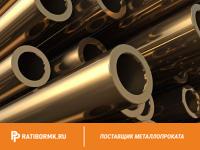 Труба бронзовая 38х4 мм БрКМц3-1 ТУ 48-21-39-79