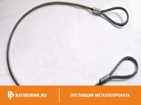 Строп канатный УСК1 4т D=22,5мм L=5м ГОСТ 25573-82