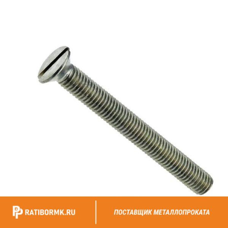 Винт нержавеющий М4х25 мм А4 DIN 963