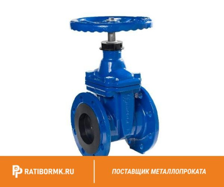 Задвижка чугунная 30Ч39Р с обрезиненным клином (107-2958)