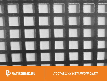 Лист перфорированный алюминиевый 1,5х1000х2000 мм Qg 8,0-12,0