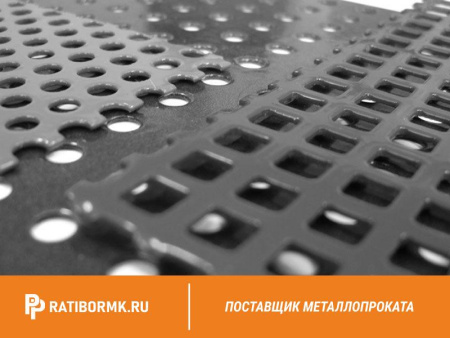 Лист перфорированный алюминиевый 1,5х1000х2000 мм Qg 10,0-14,0
